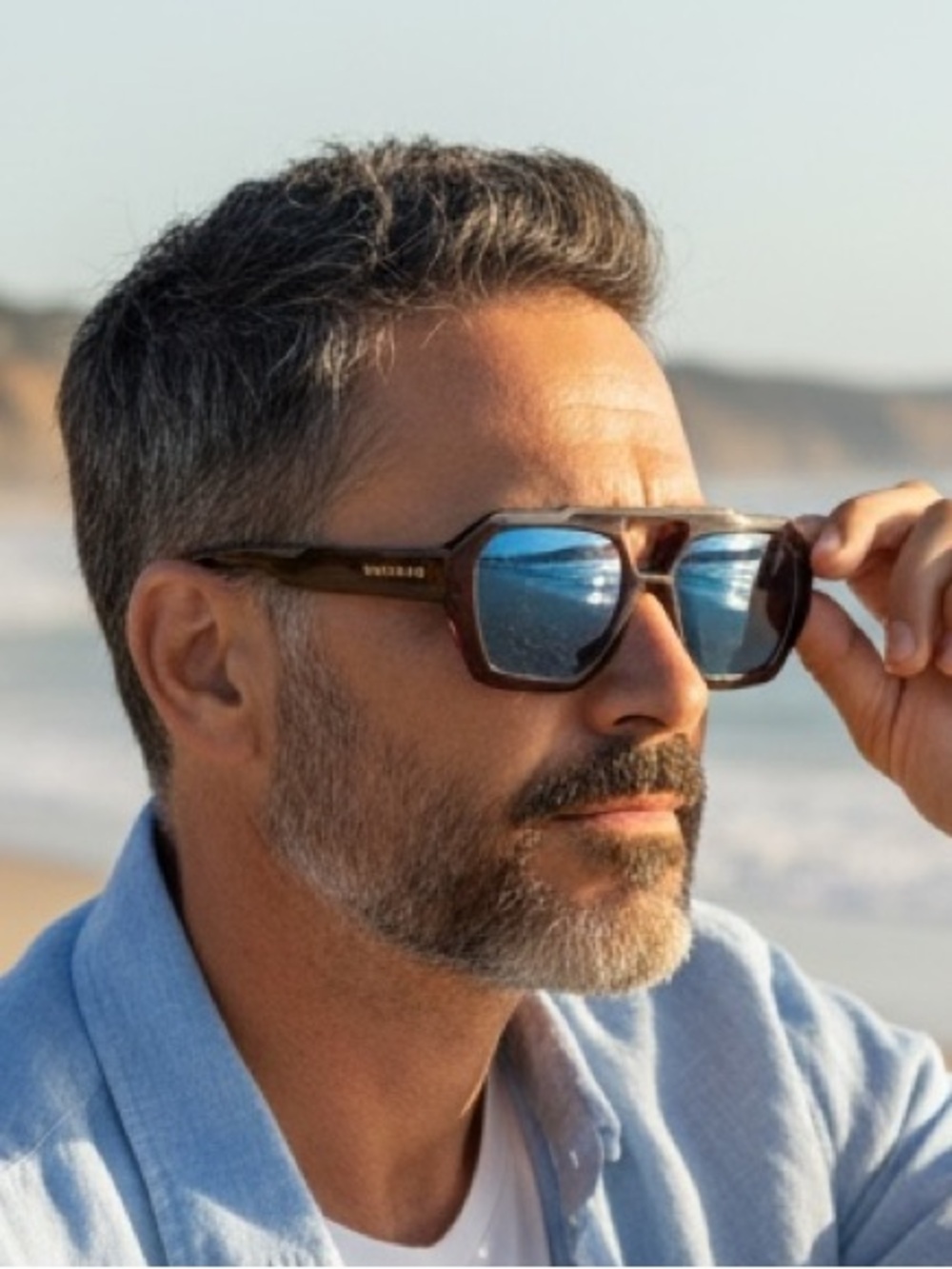 Eyekonik Eyewear Elle Mocha Men's Women's Aviator Style Sunglasses & Case